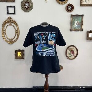 Bon Jovi 2008 MLB All Star Game Concert In Central Park Music Band Tour Tee